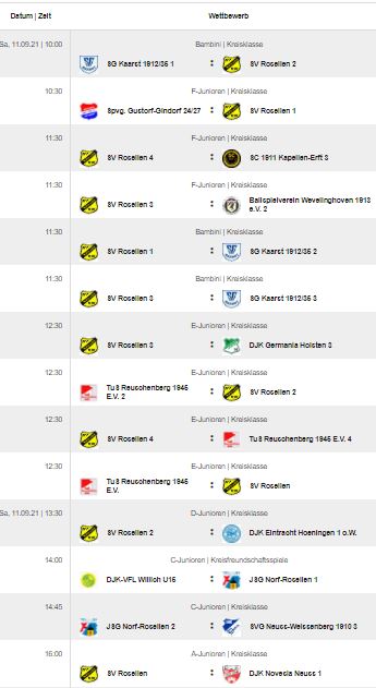 2021 09 11 Jugend 1 Spiltag