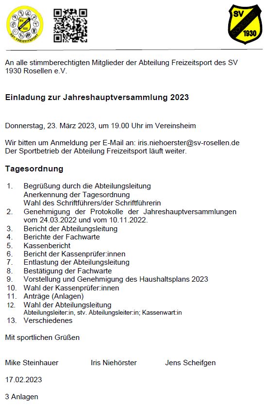 Einladung JHV 2023 Seite 1