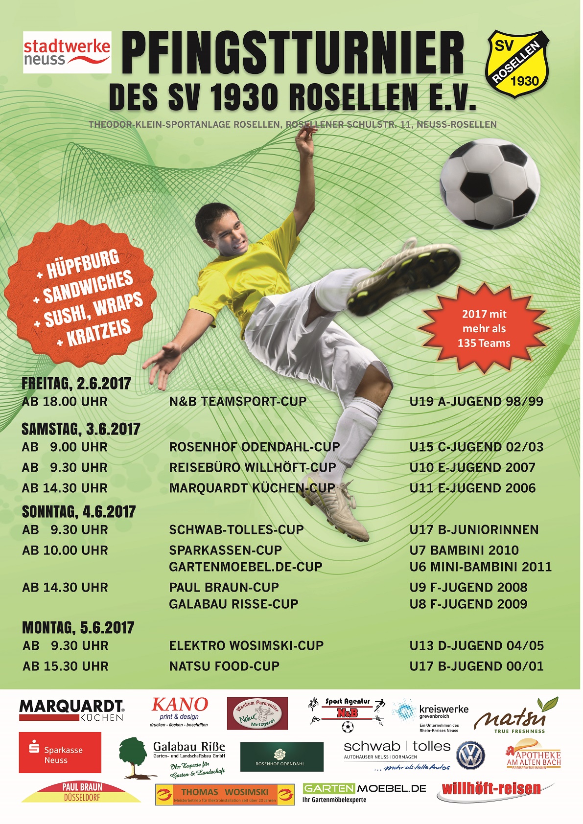 Turnierplakat 2017