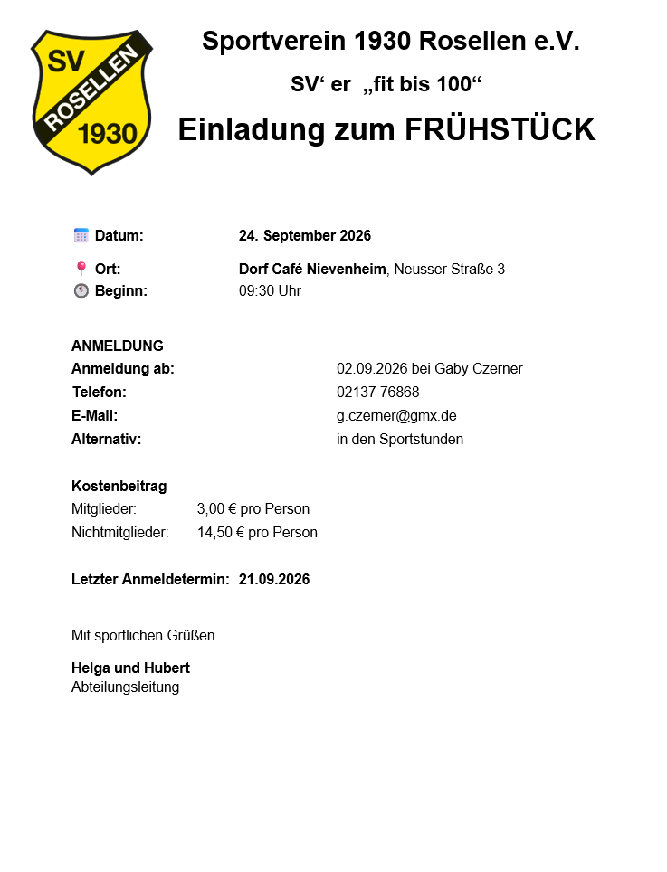 Frühstück